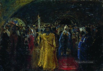 家長ヘルモゲネスの退場 1881年 イリヤ・レーピン Oil Paintings